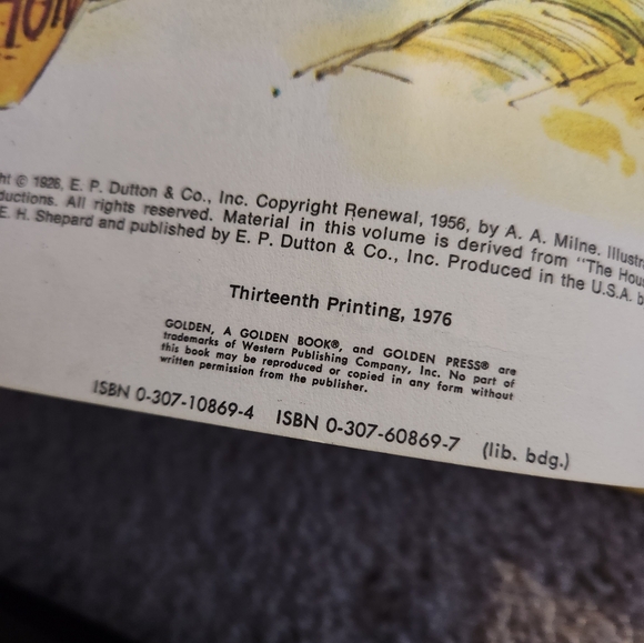 Vintage Winnie the Pooh Books - Picture 5 of 16